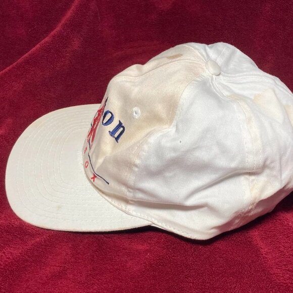 Boston Red Sox Brand Twins Strapback Adjustable Snapback Hat Cap MLB White - Picture 3 of 7